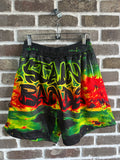 SB Studios Glow Shorts V2 Multicolor Green Black