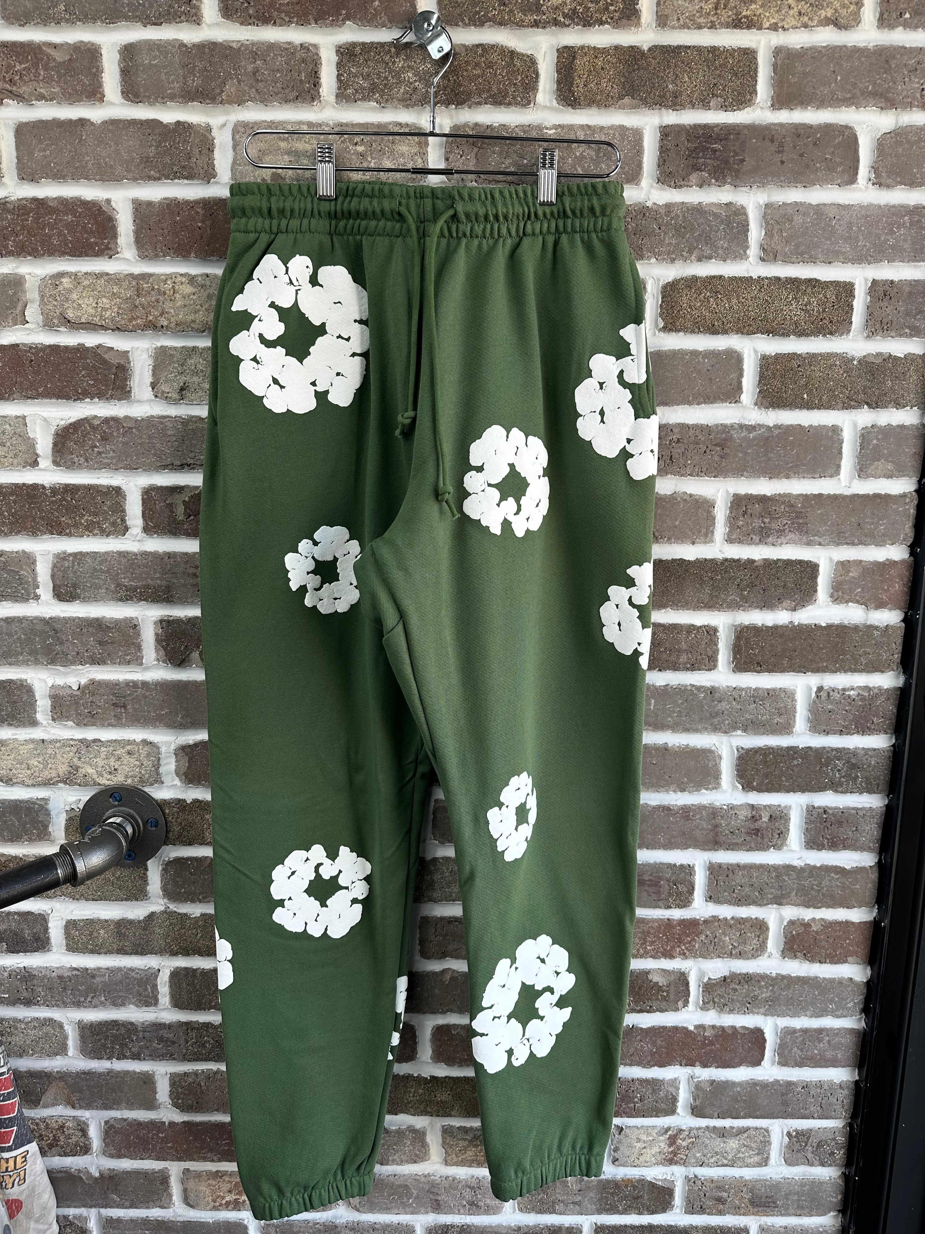 Denim Tears The Cotton Wreath Sweatpants Green