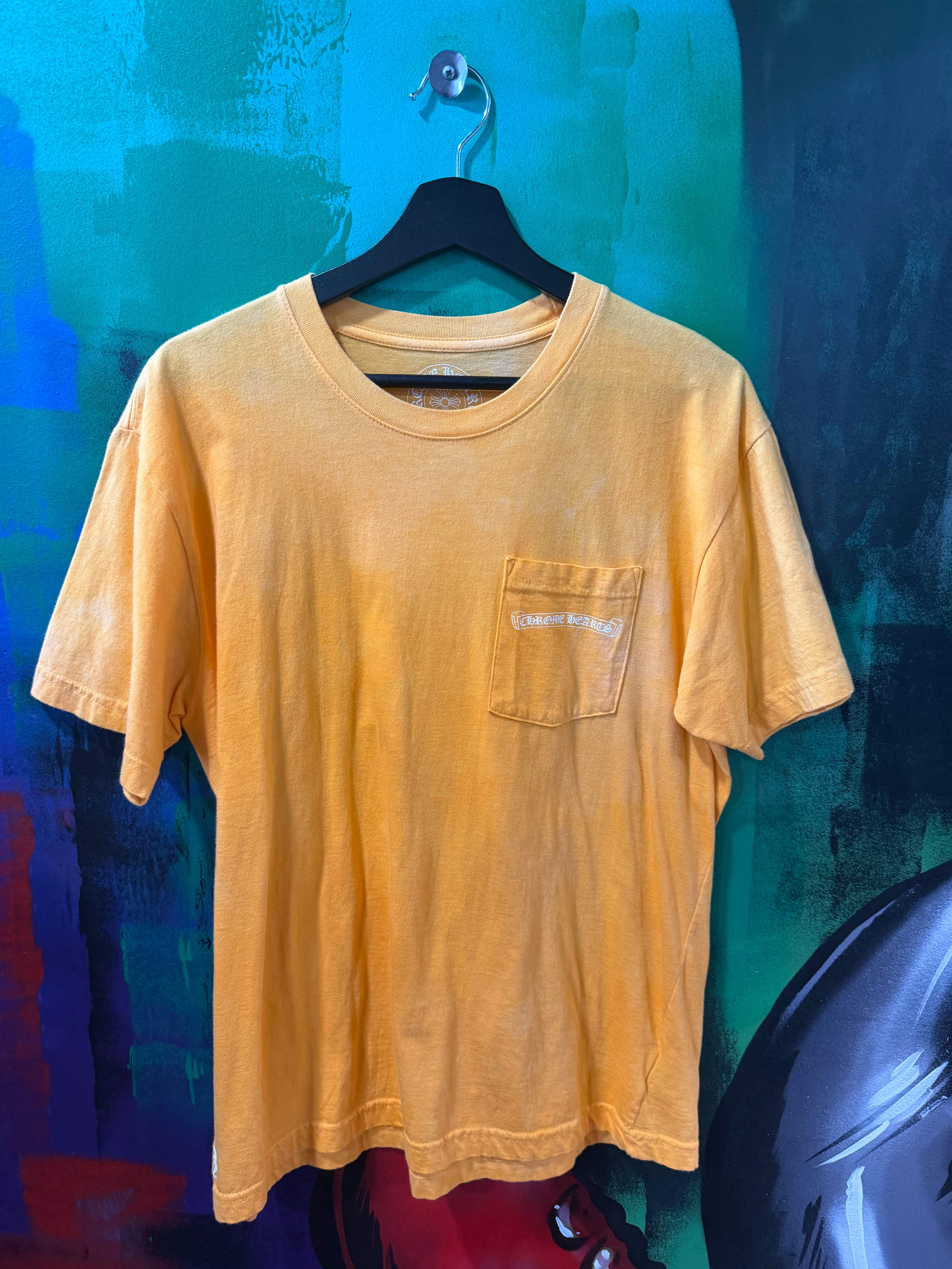 Chrome Hearts Orange Wash Dagger Tee