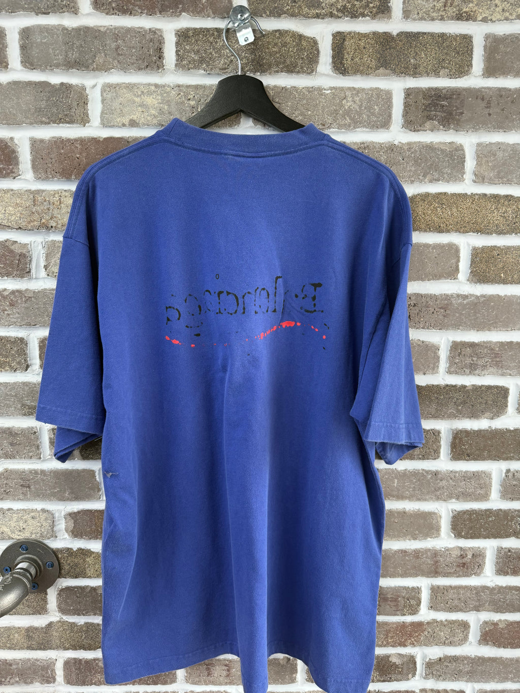 Balenciaga Blue Pepsi Logo Tee