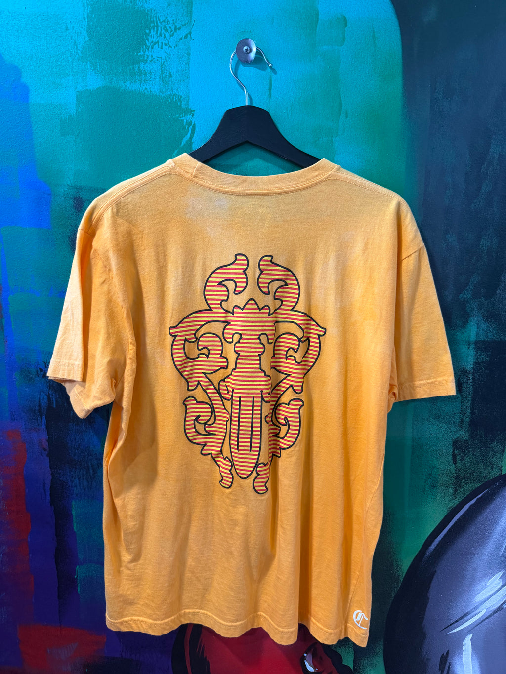 Chrome Hearts Orange Wash Dagger Tee