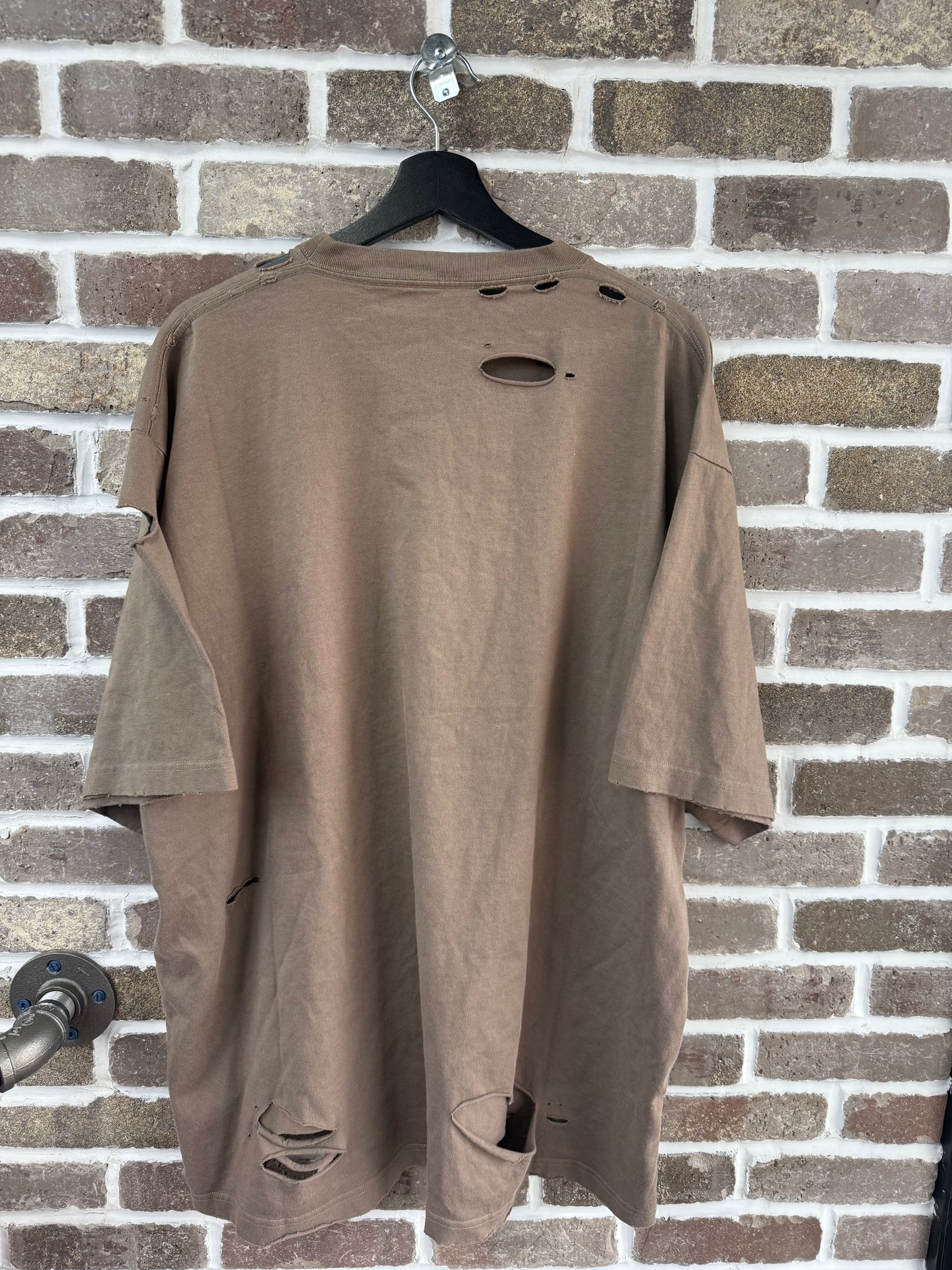 Balenciaga Brown grey Tee