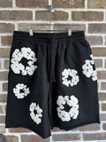 Denim Tears The Cotton Wreath Shorts Black