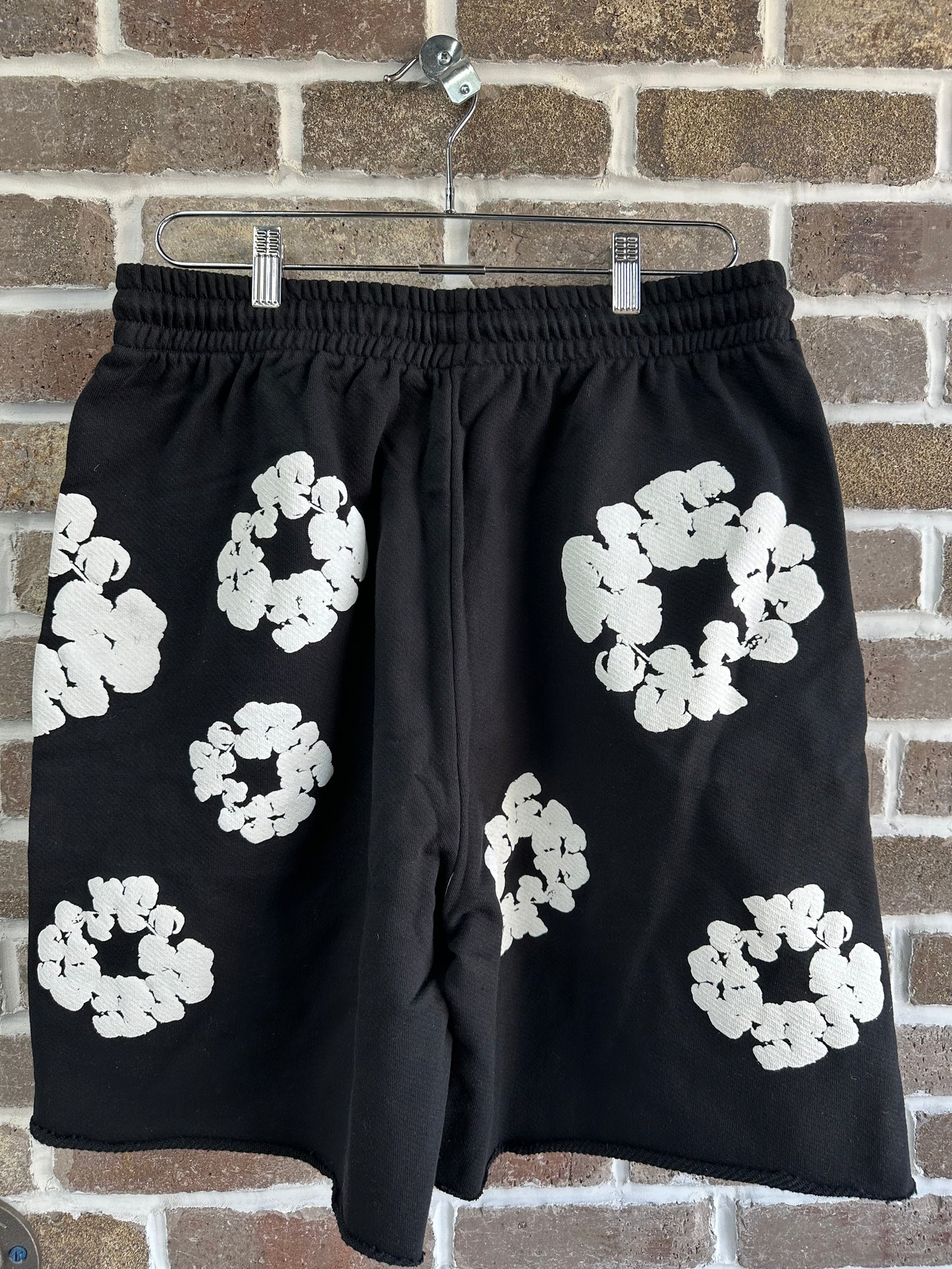Denim Tears The Cotton Wreath Shorts Black