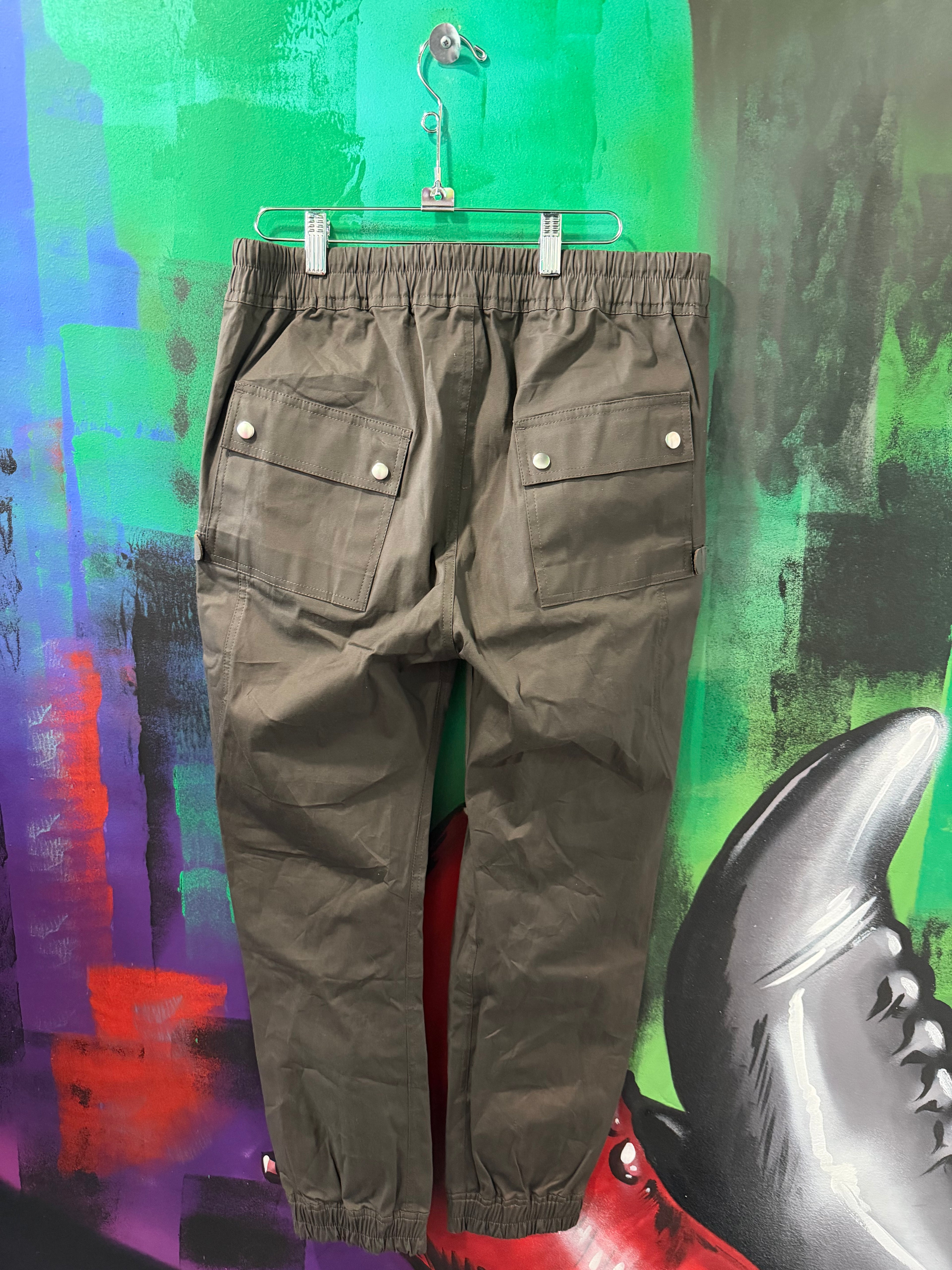 Rick Owens Bauhaus Pods Dark Dust Pants