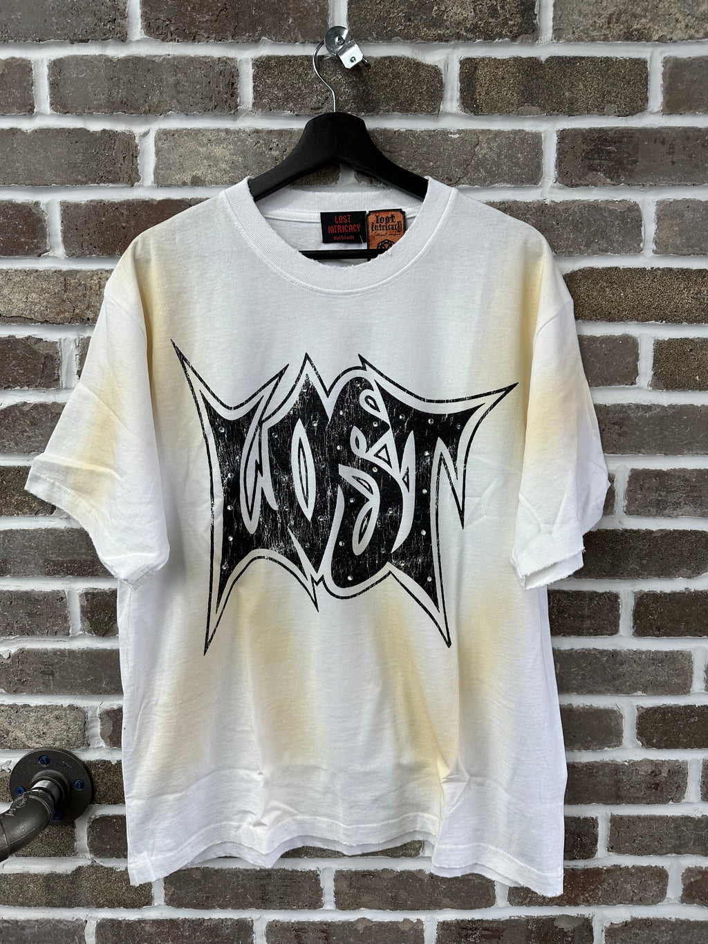 Lost Intricacy White Lost Outline Tee