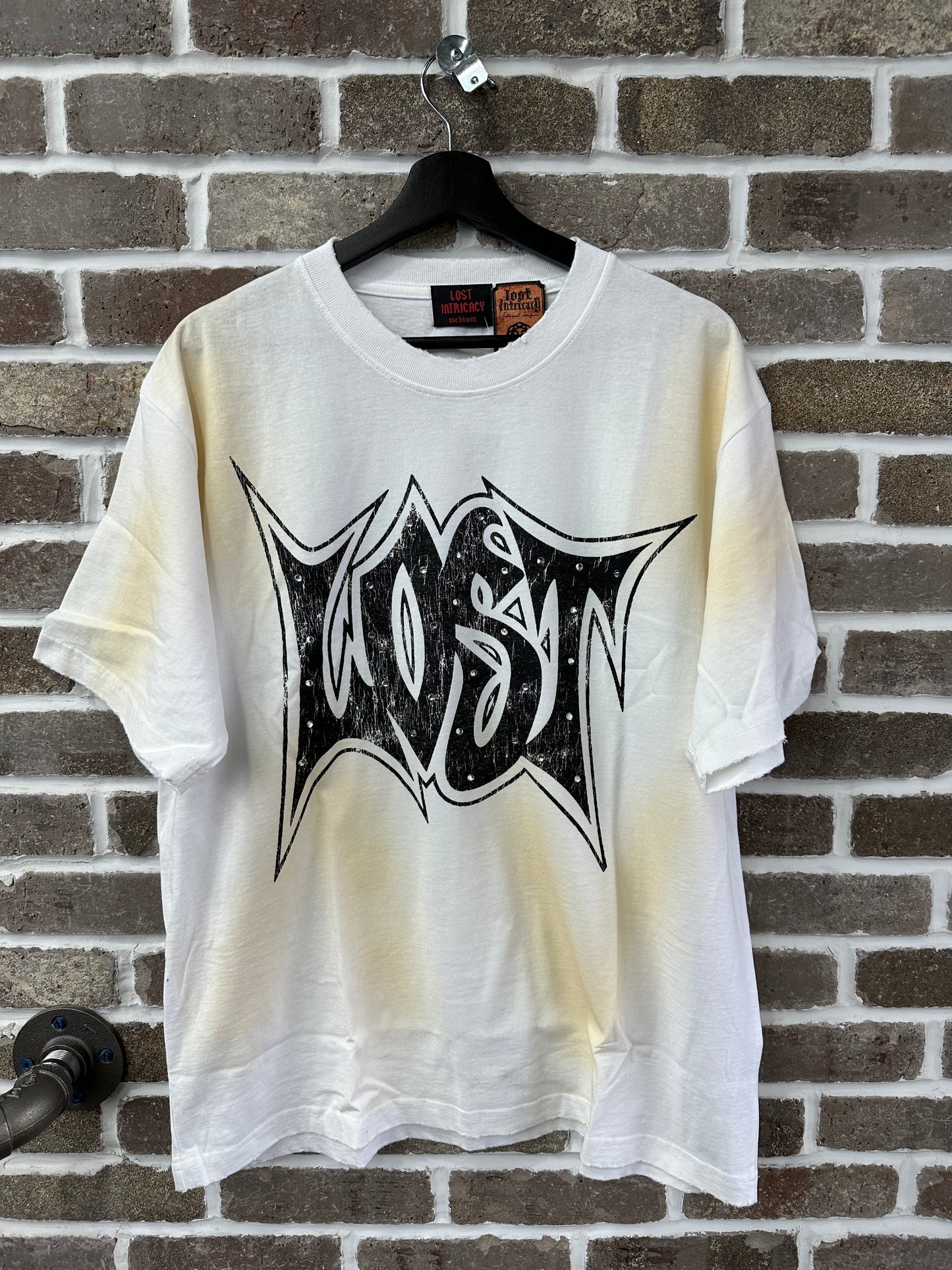 Lost Intricacy White Lost Outline Tee