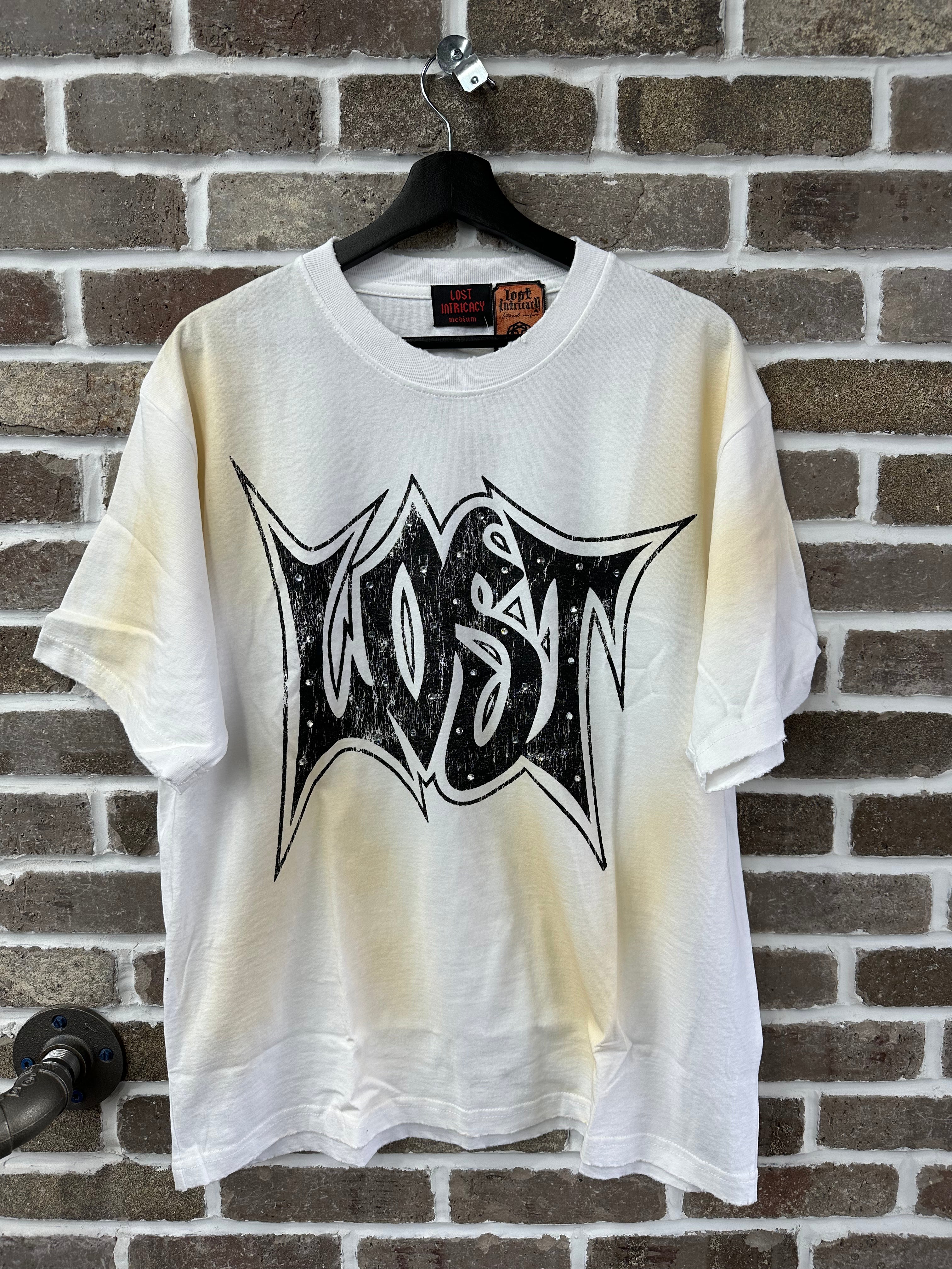 Lost Intricacy White Lost Outline Tee