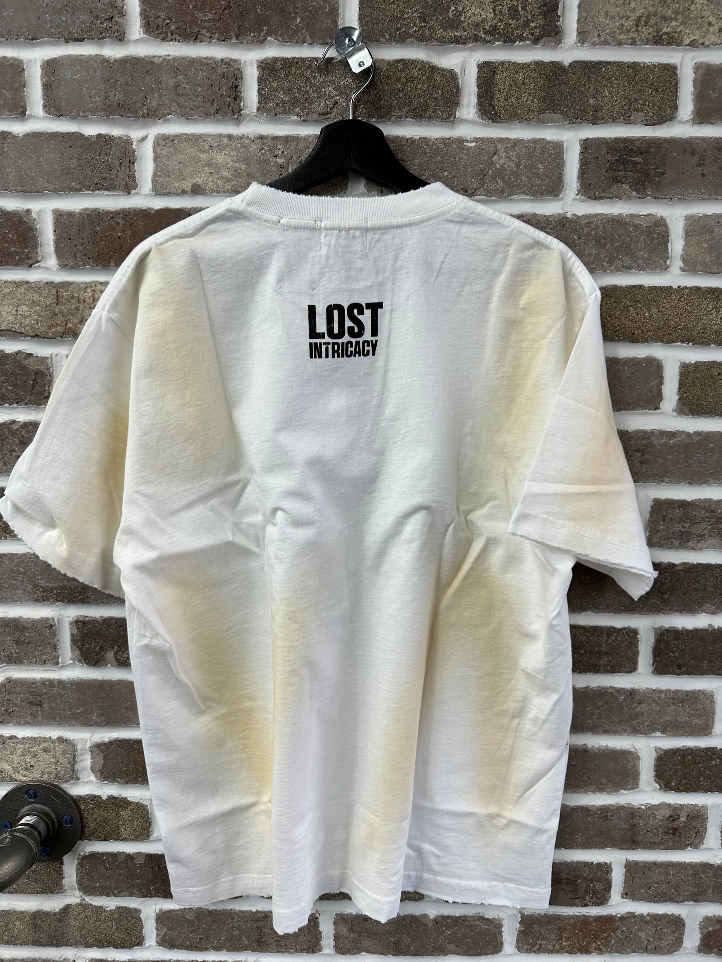 Lost Intricacy White Lost Outline Tee