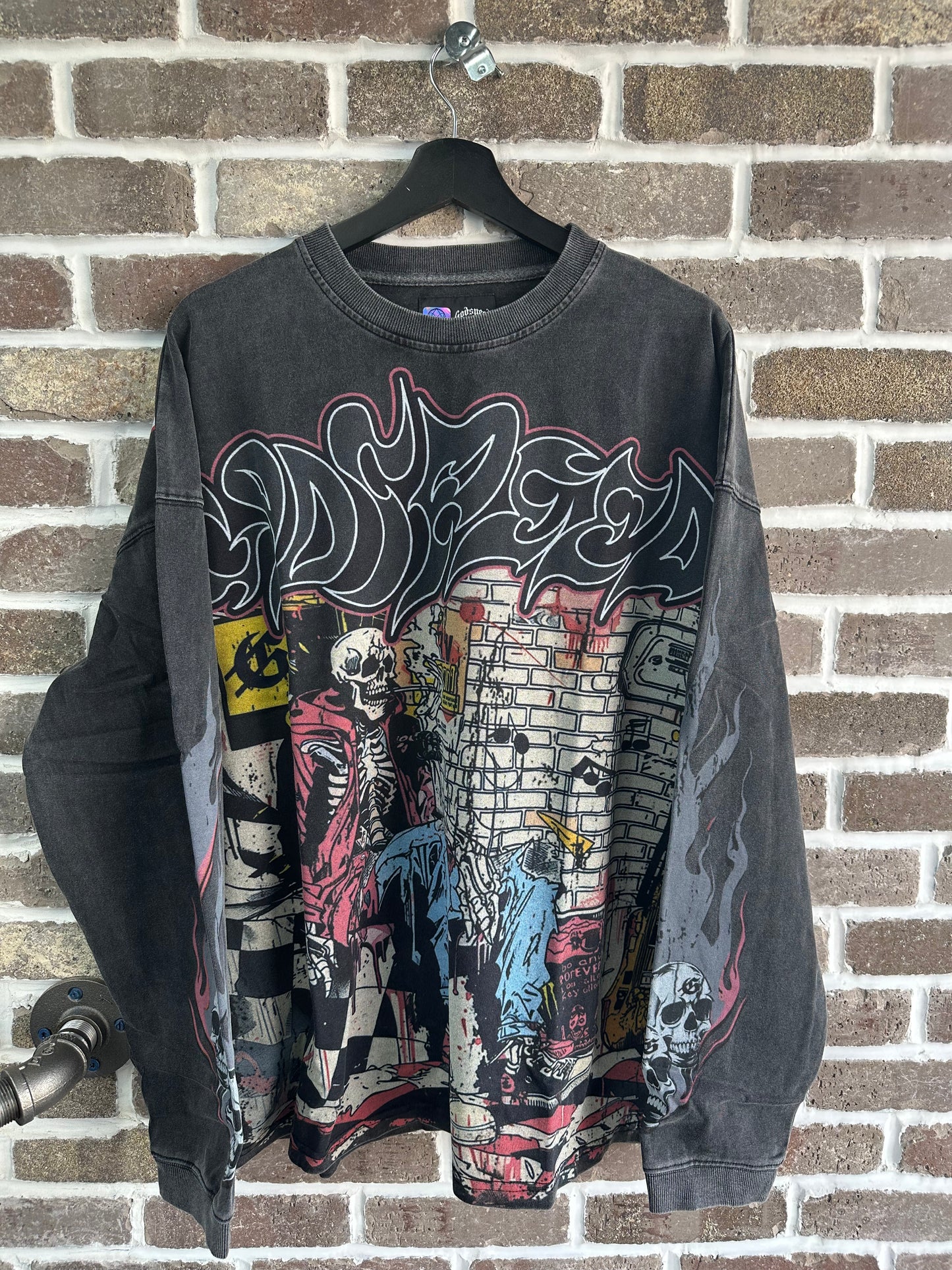 Godspeed Stoner Grey Wash Longsleeve
