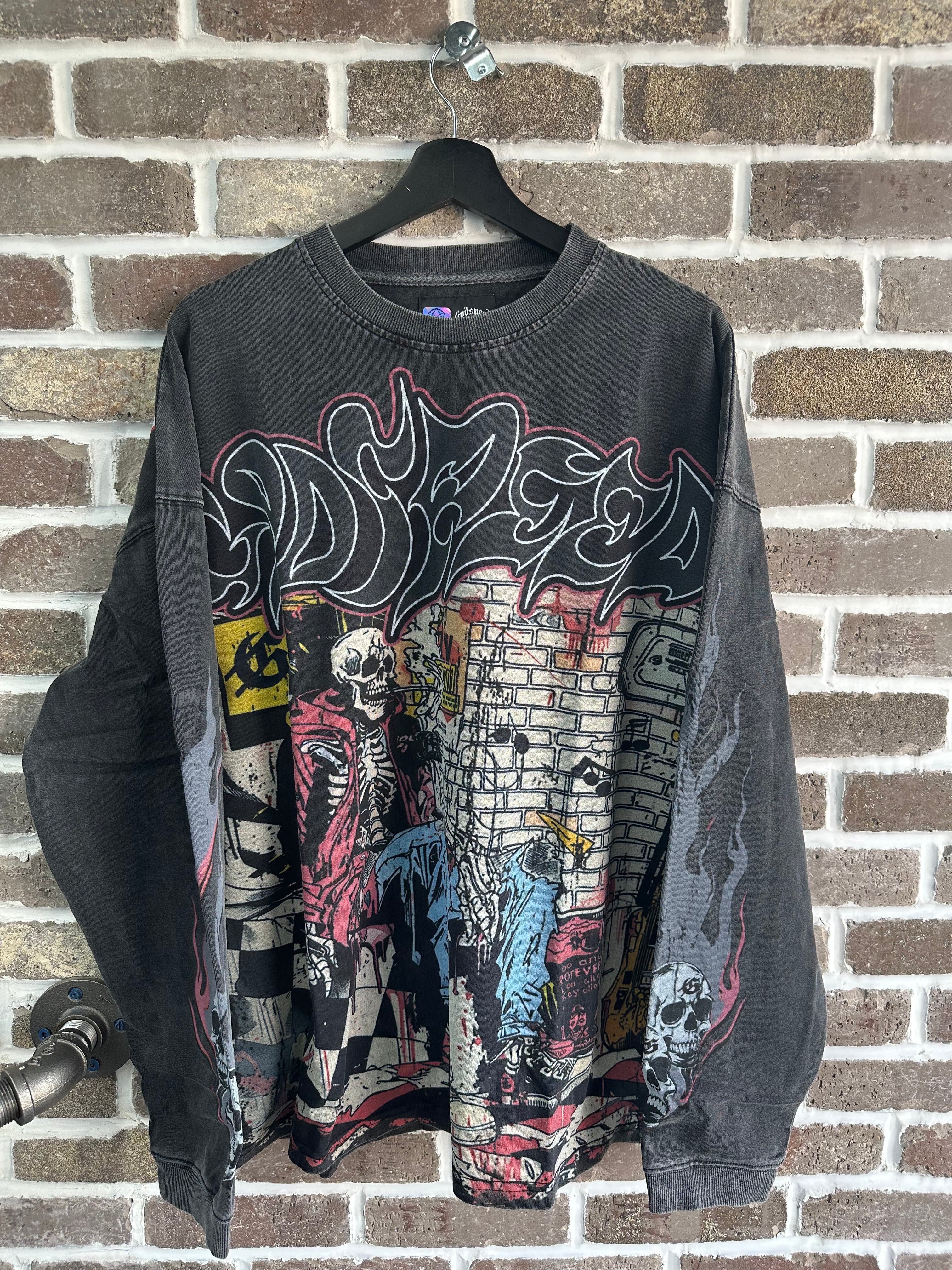 Godspeed Stoner Grey Wash Longsleeve