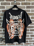 Ed Hardy X Ken Karson Hardcore Rhinestone Tee Black