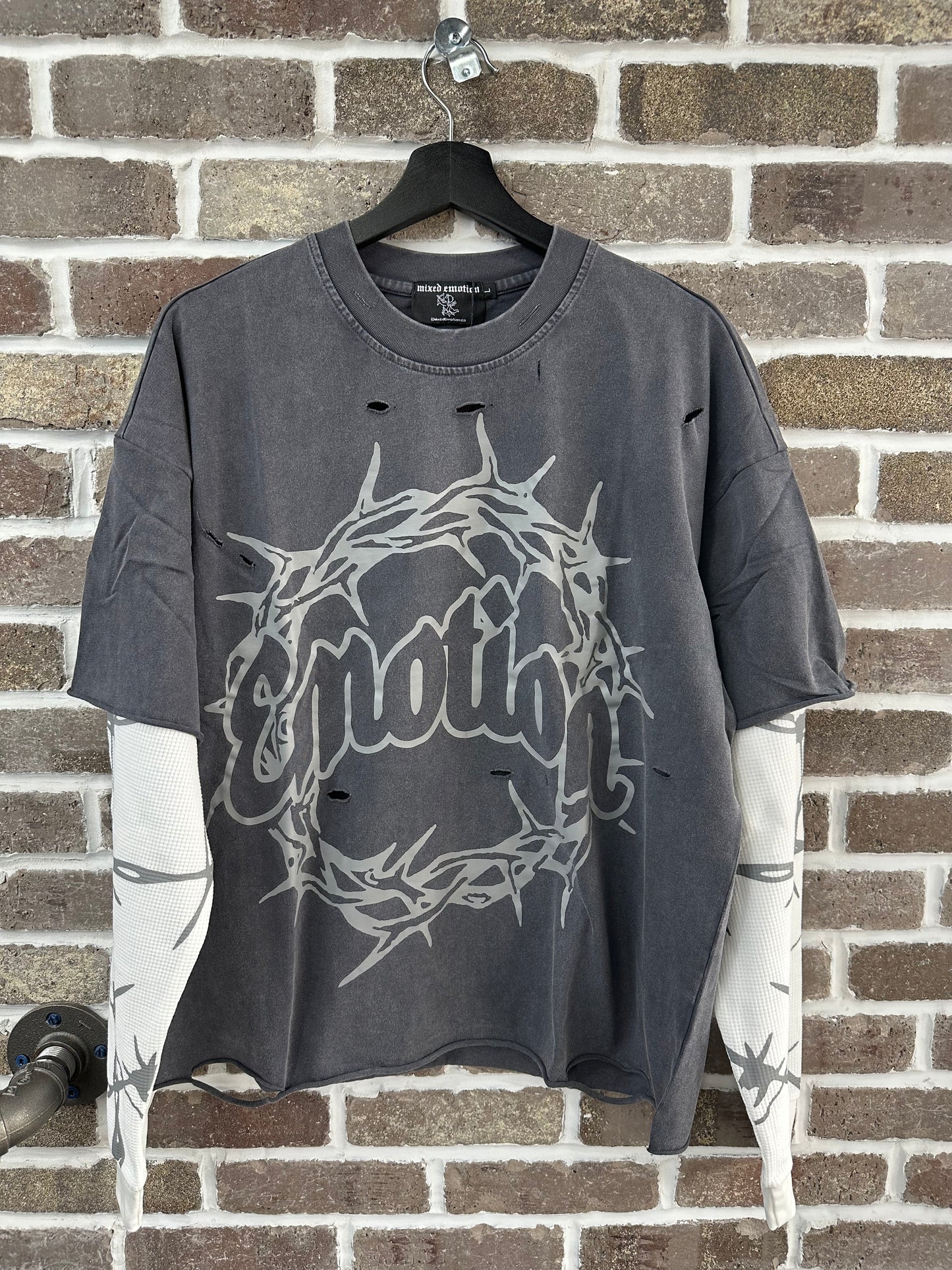 Mixed Emotion Barbed Wire Thermal Longsleeve
