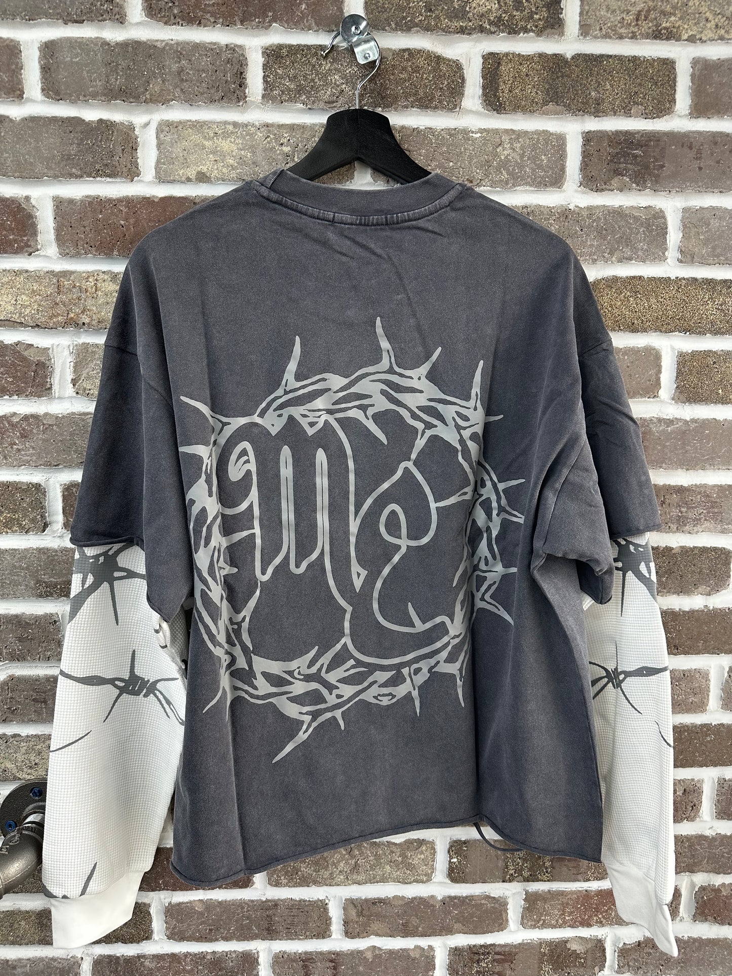 Mixed Emotion Barbed Wire Thermal Longsleeve
