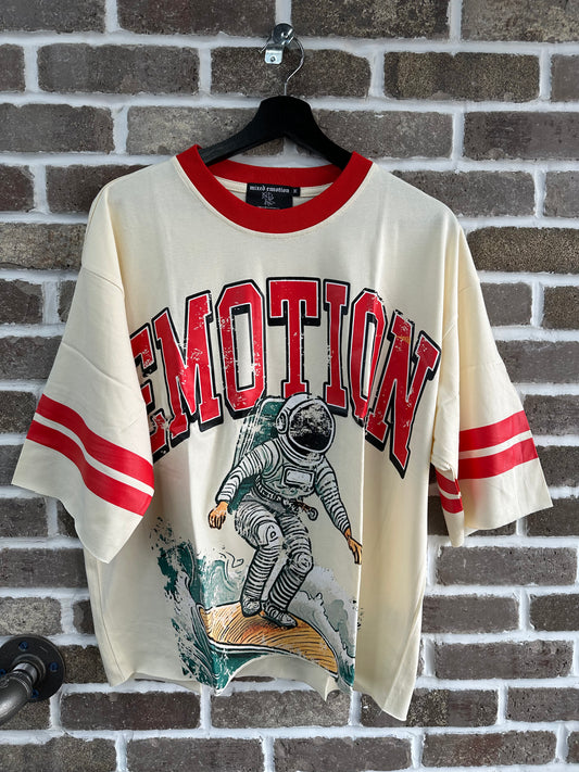 Mixed Emotion Beach Cropped Tee
