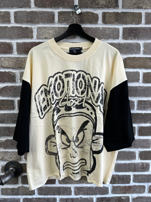 Mixed Emotion Emotional Closet Cropped Tee
