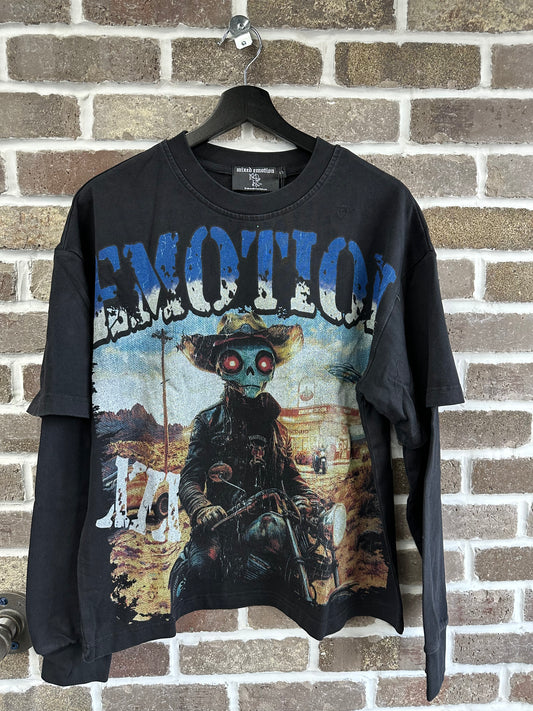 Mixed Emotion Black Racer Longsleeve