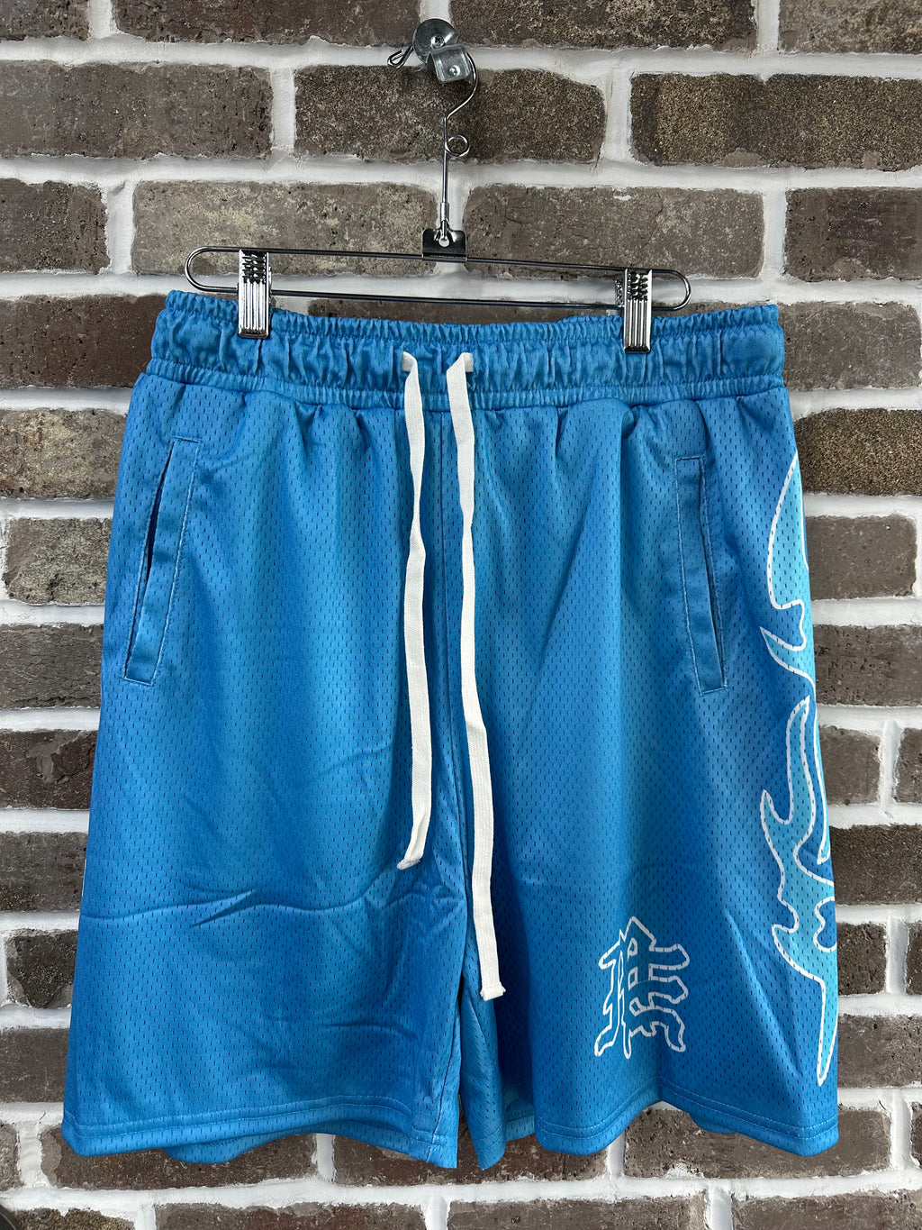 Mixed Emotion Blue Lightning Shorts