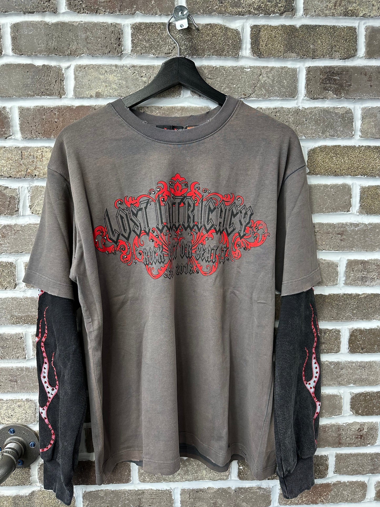 Lost Intricacy Harley Davidson Thermal Longsleeve
