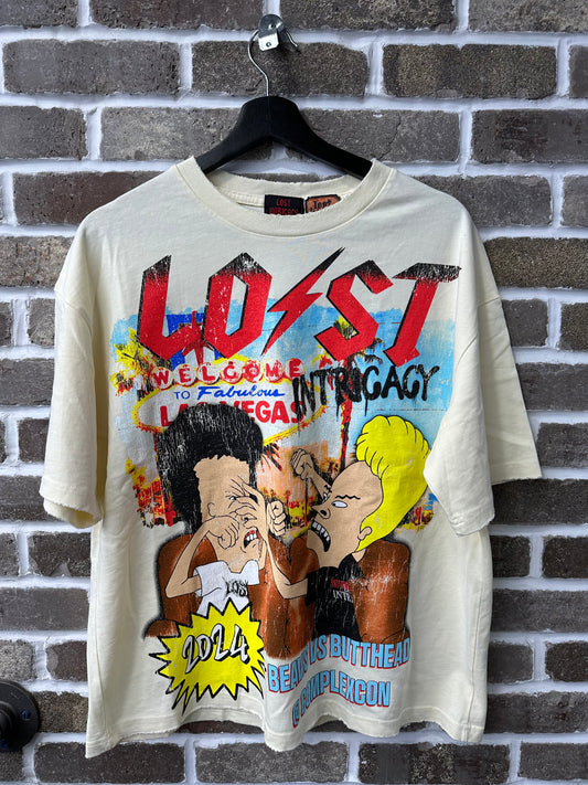 Lost Intricacy Beavis & Butthead Las Vegas Tee