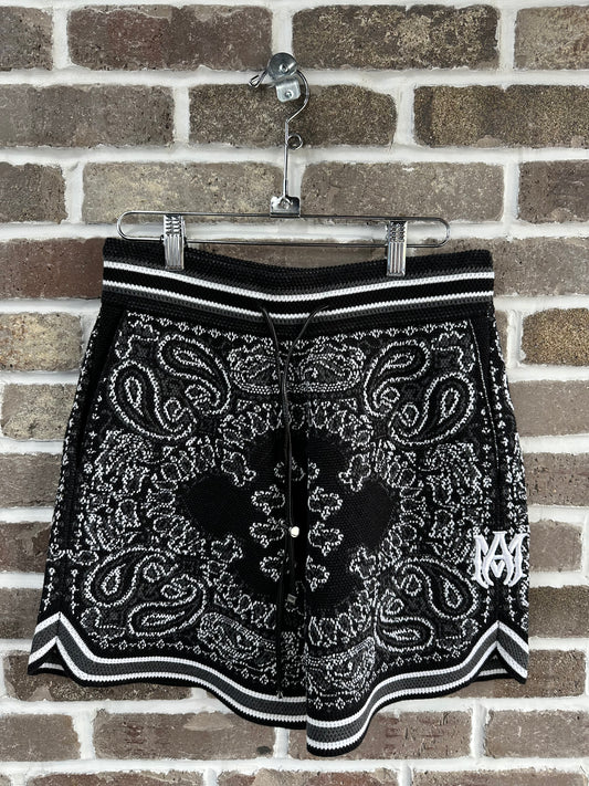 Amiri Shorts B-Ball Bandana Black