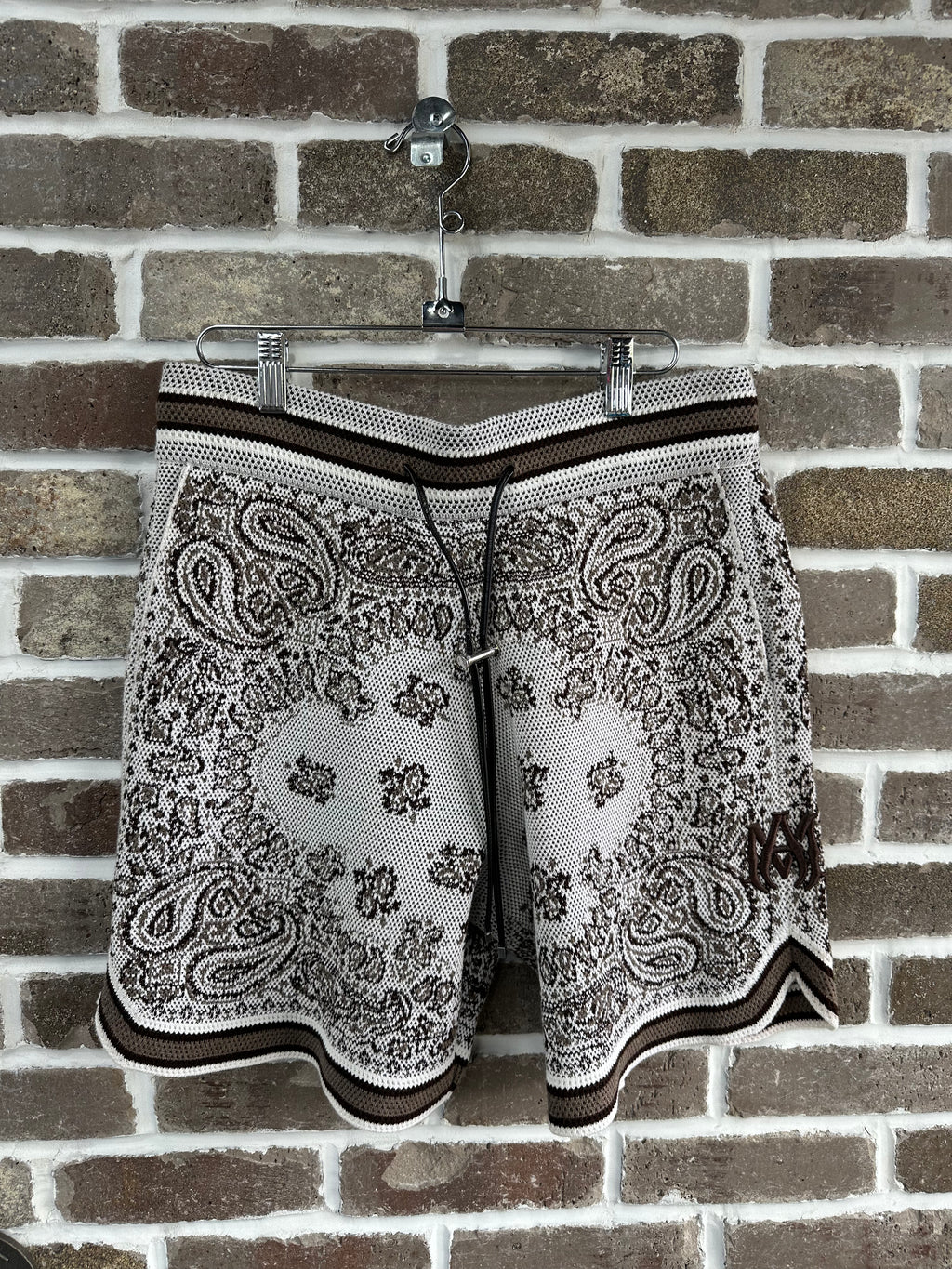 Amiri Shorts B-Ball Bandana Brown