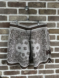 Amiri Shorts B-Ball Bandana Brown