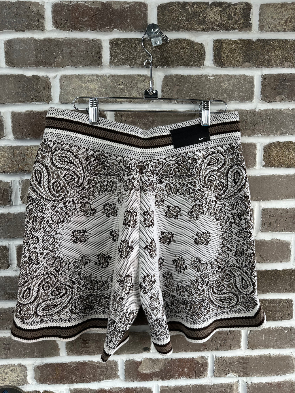 Amiri Shorts B-Ball Bandana Brown