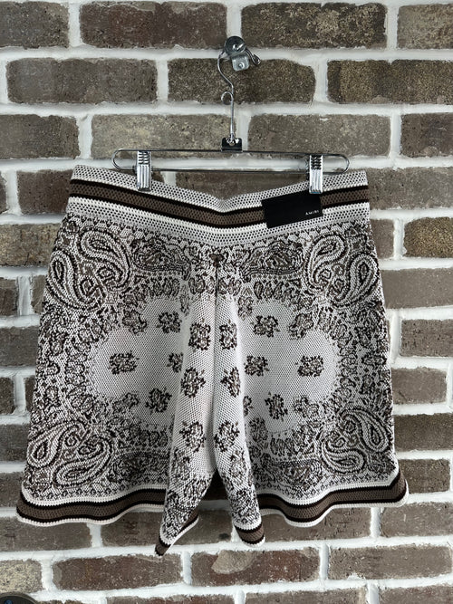 Amiri Shorts B-Ball Bandana Brown