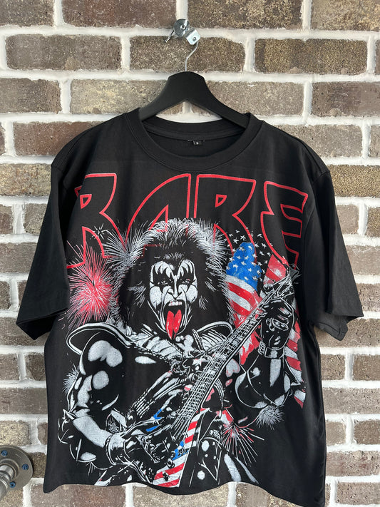 Rare World Tour July 4th Black Tee