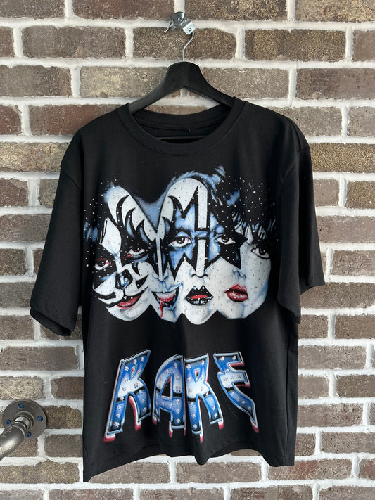 Rare Vintage Triple Mask Black Tee