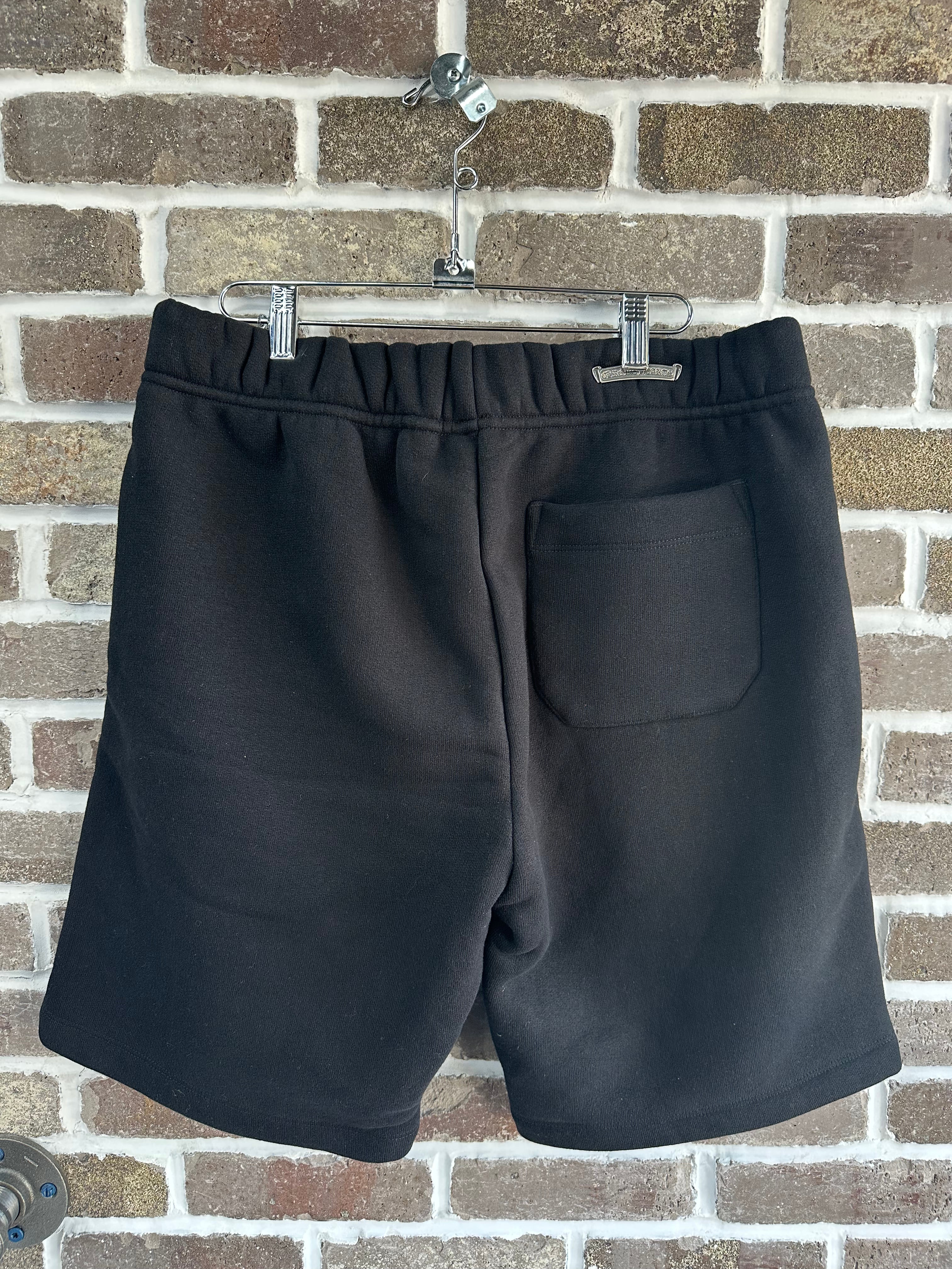 Chrome Hearts Ultra Heavy Black CH Logo Shorts