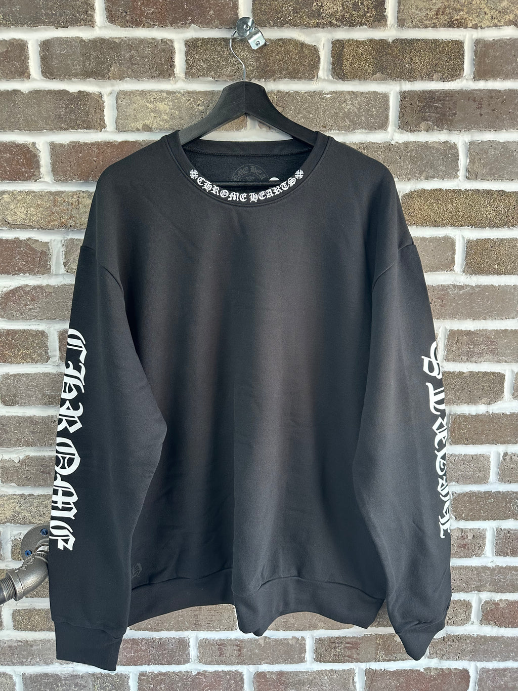 Chrome Hearts Black Crewneck Sweater