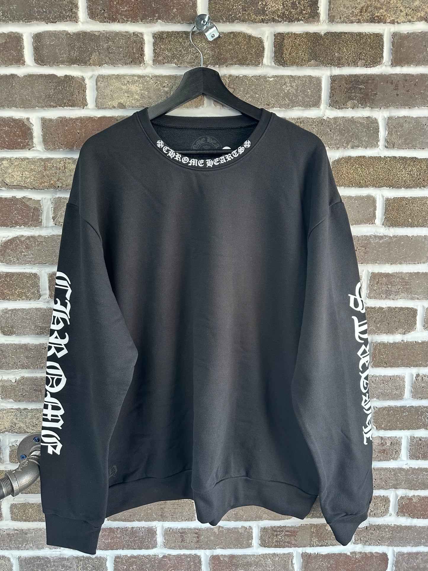 Chrome Hearts Black Crewneck Sweater