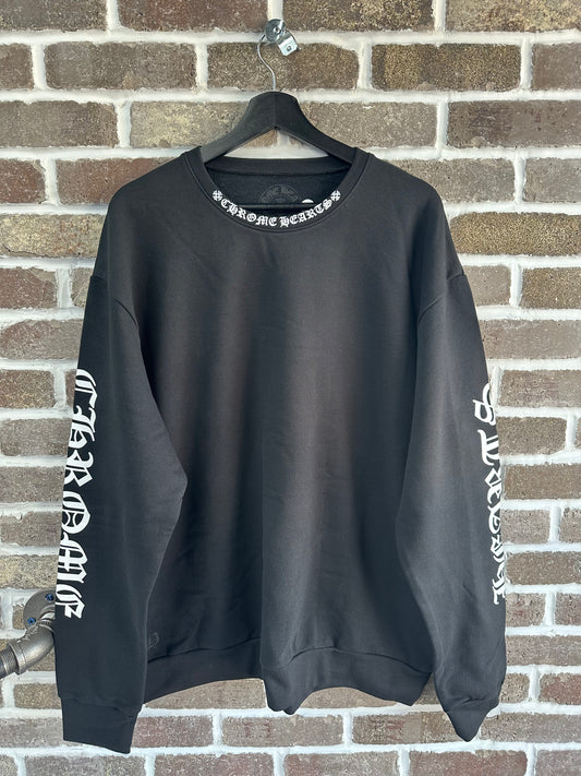 Chrome Hearts Black Crewneck Sweater