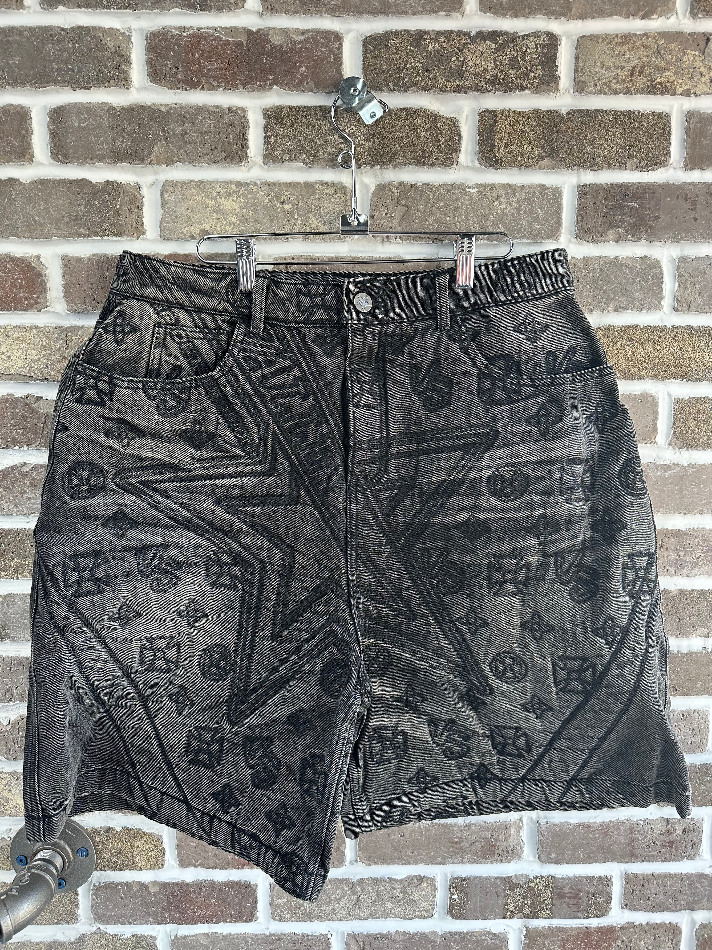 Vale Forever Black Spade Jorts