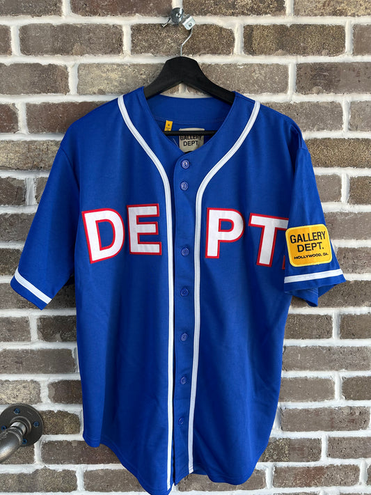 Gallery Dept Baseball Jersey Blue