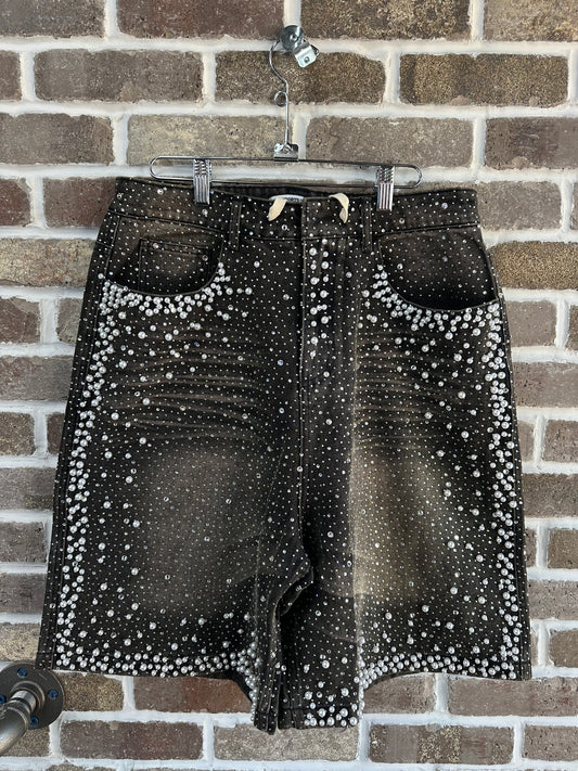 Vale Forever Black Rainstorm Jorts