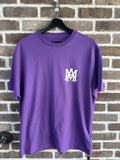 Amiri MA Logo Purple Tee