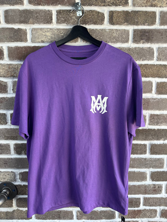 Amiri MA Logo Purple Tee