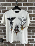 Who Decides War White Bird Tee