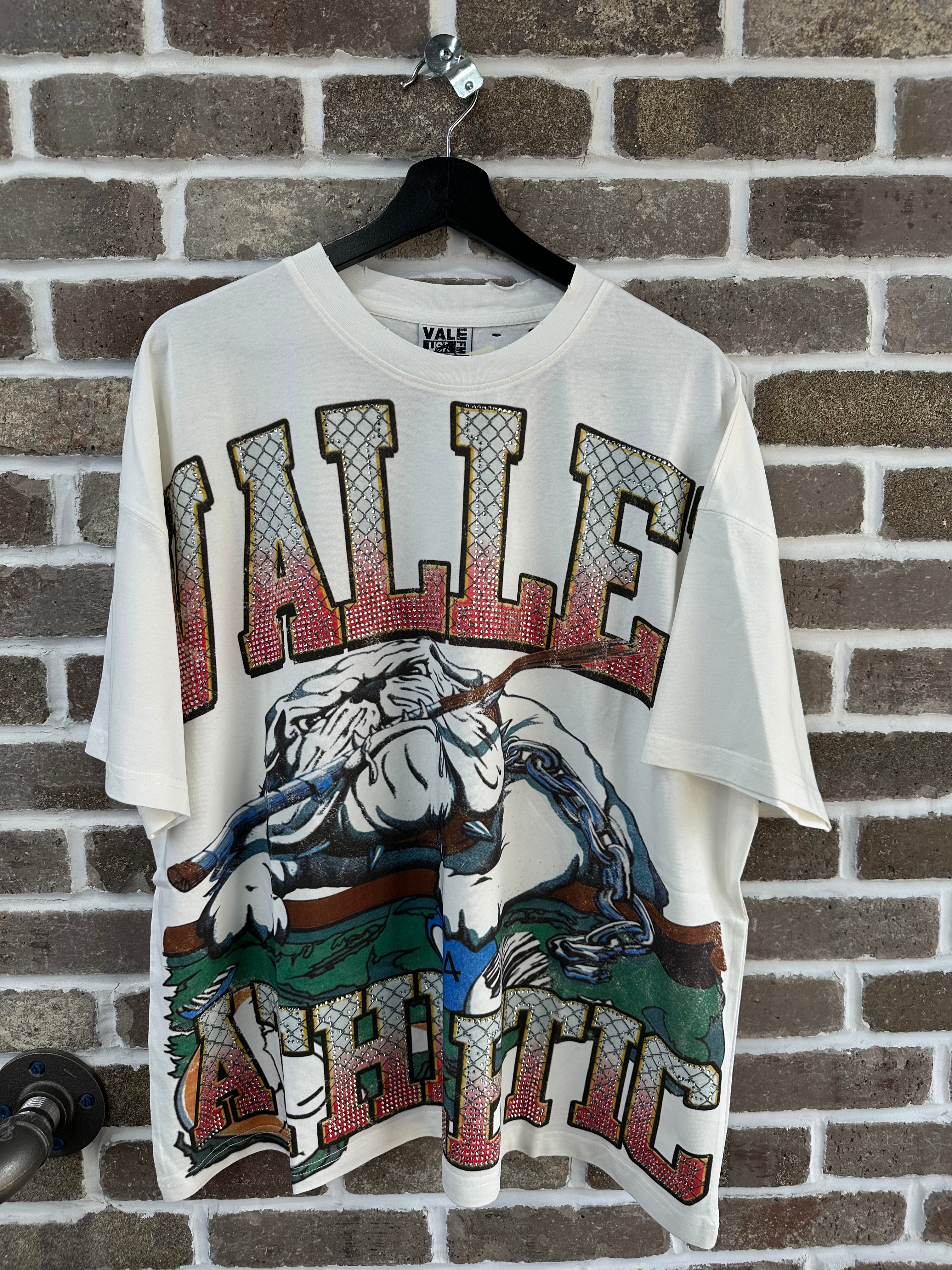 Vale Forever Polo Bling Tee White/Red