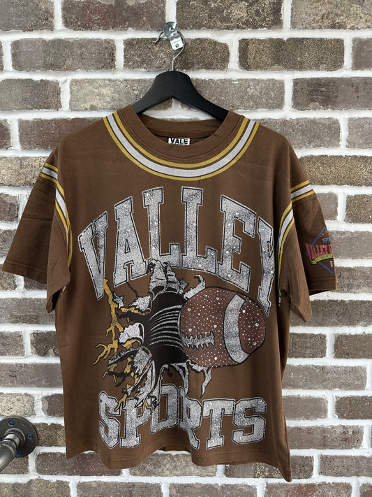 Vale Forever Bling Chocolate Brown Tee