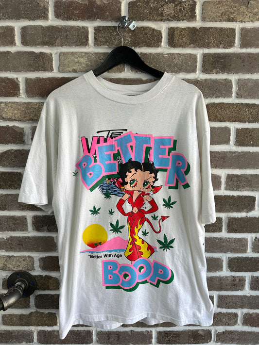 Better With Age Better Boop White Tee