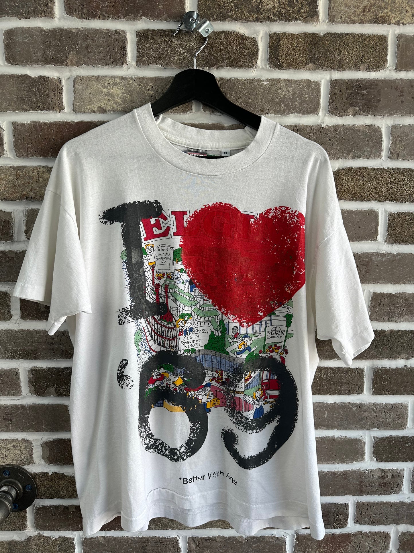 Better With Age I Love 69 Tee White