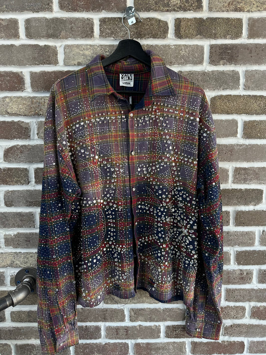 Vale Forever Purple Fever Crystal Flannel